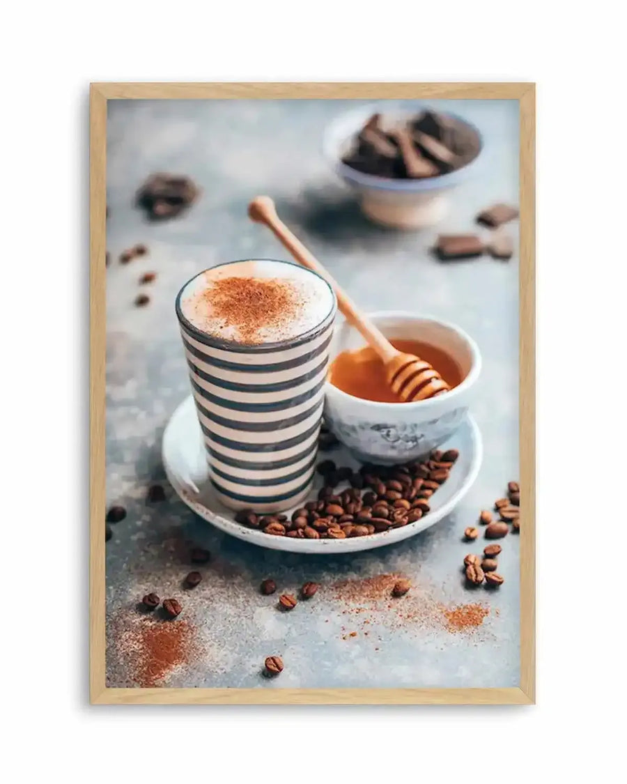 Dirty Chai Art Print from Olive et Oriel where you can shop wallpaper and artworks online