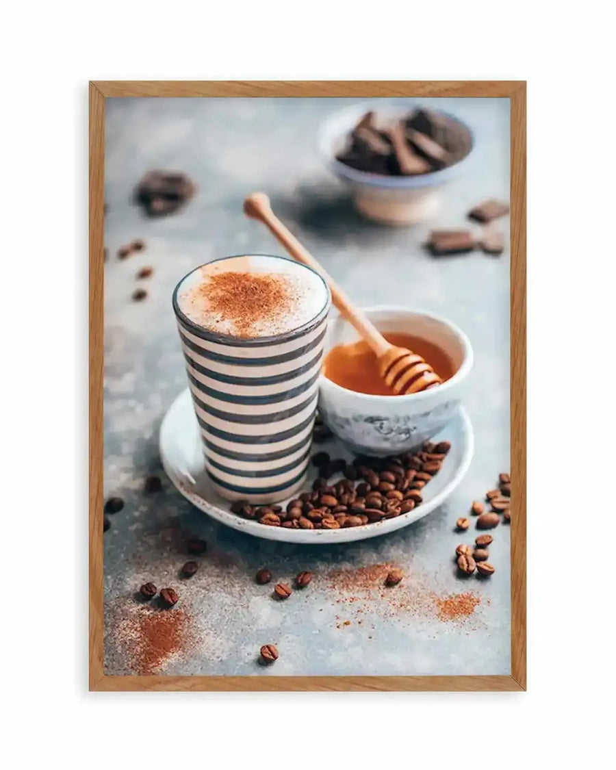 Dirty Chai Art Print from Olive et Oriel where you can shop wallpaper and artworks online