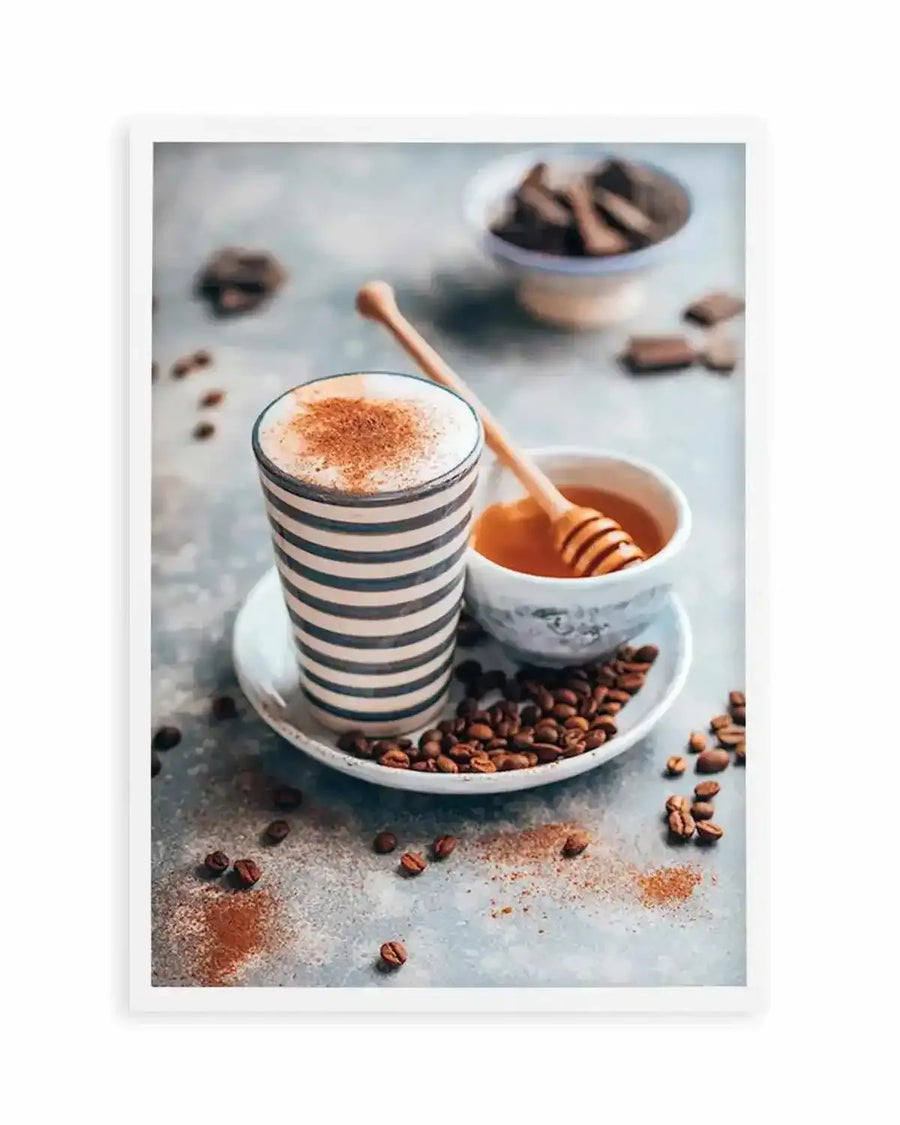 Dirty Chai Art Print from Olive et Oriel where you can shop wallpaper and artworks online