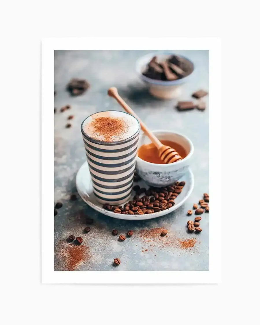 Dirty Chai Art Print from Olive et Oriel where you can shop wallpaper and artworks online