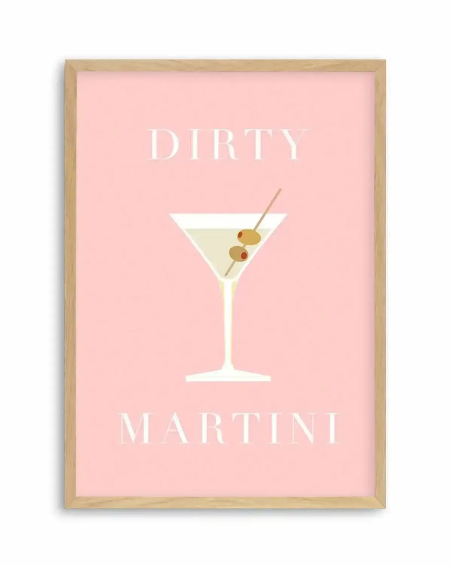 Dirty Martini Art Print from Olive et Oriel where you can shop wallpaper and artworks online