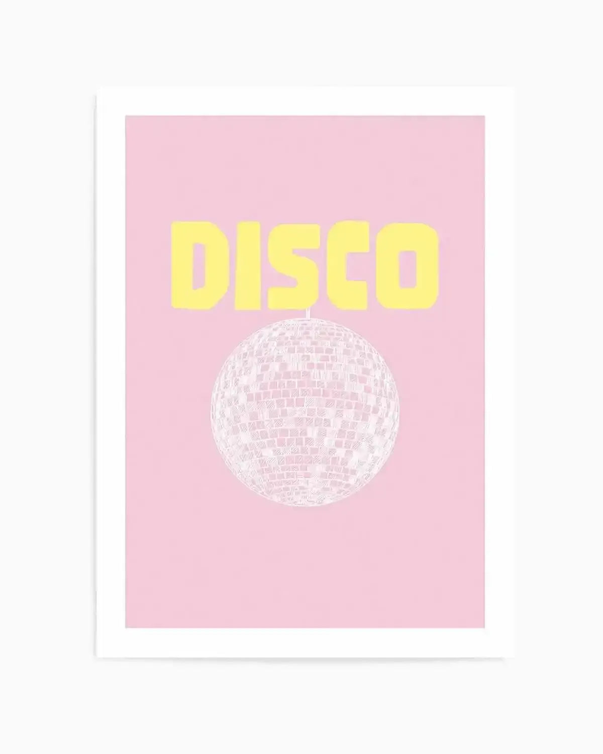 Disco Art Print from Olive et Oriel where you can shop wallpaper and artworks online