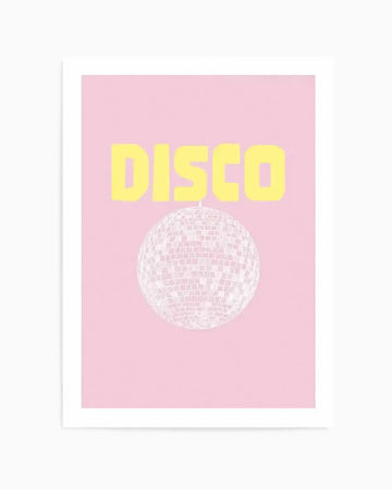 Disco Art Print from Olive et Oriel where you can shop wallpaper and artworks online