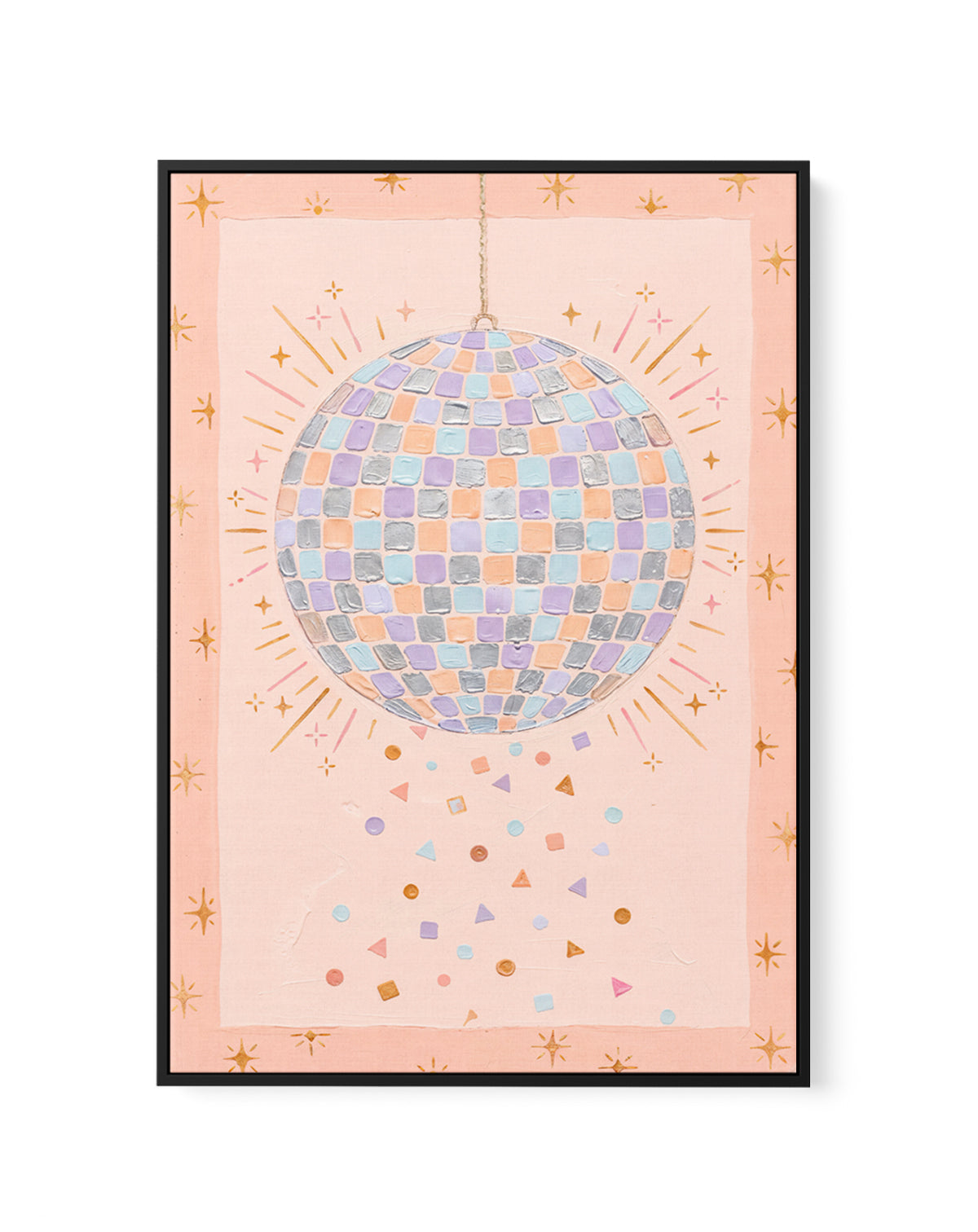 Disco Baby | Framed Canvas Art Print