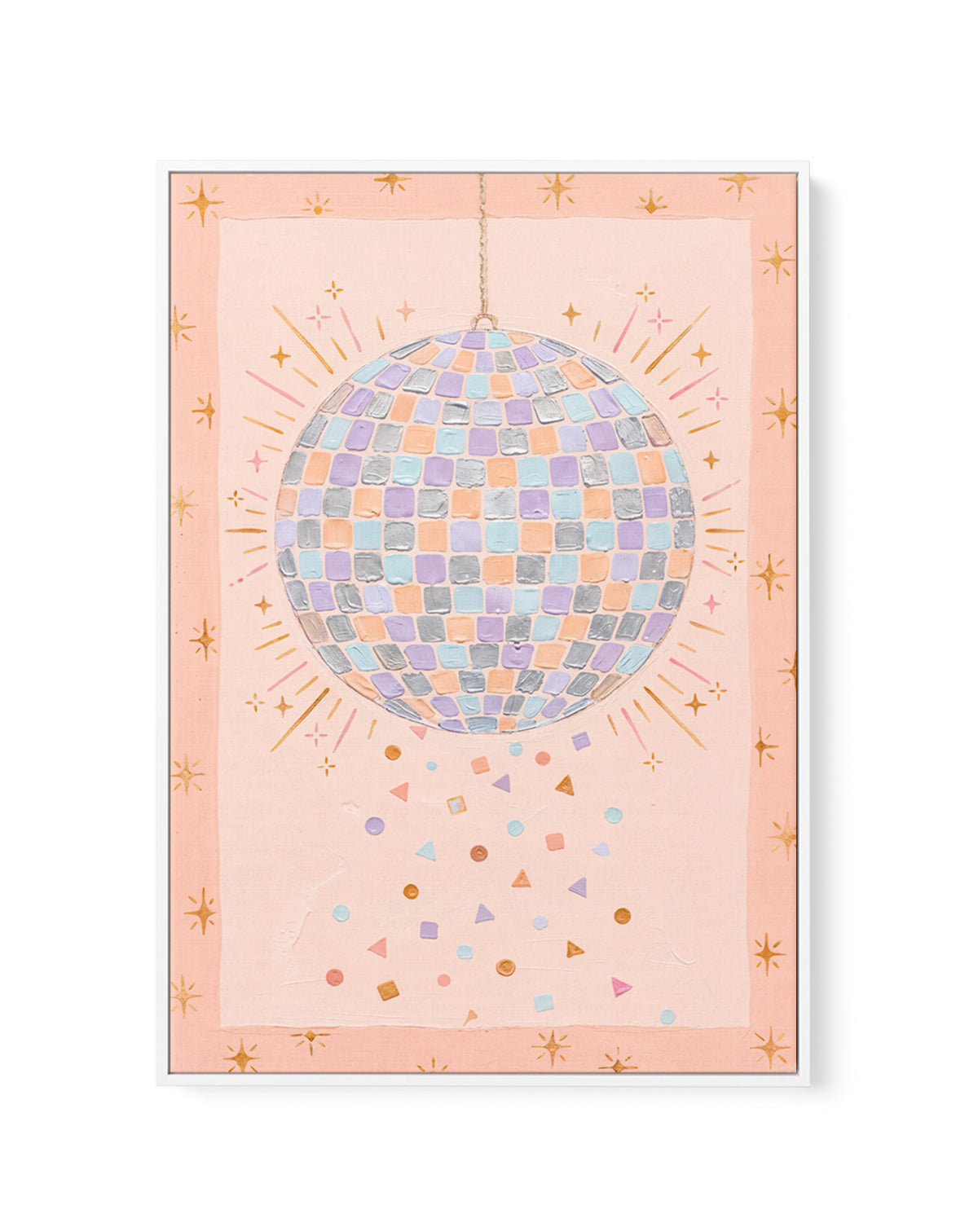Disco Baby | Framed Canvas Art Print