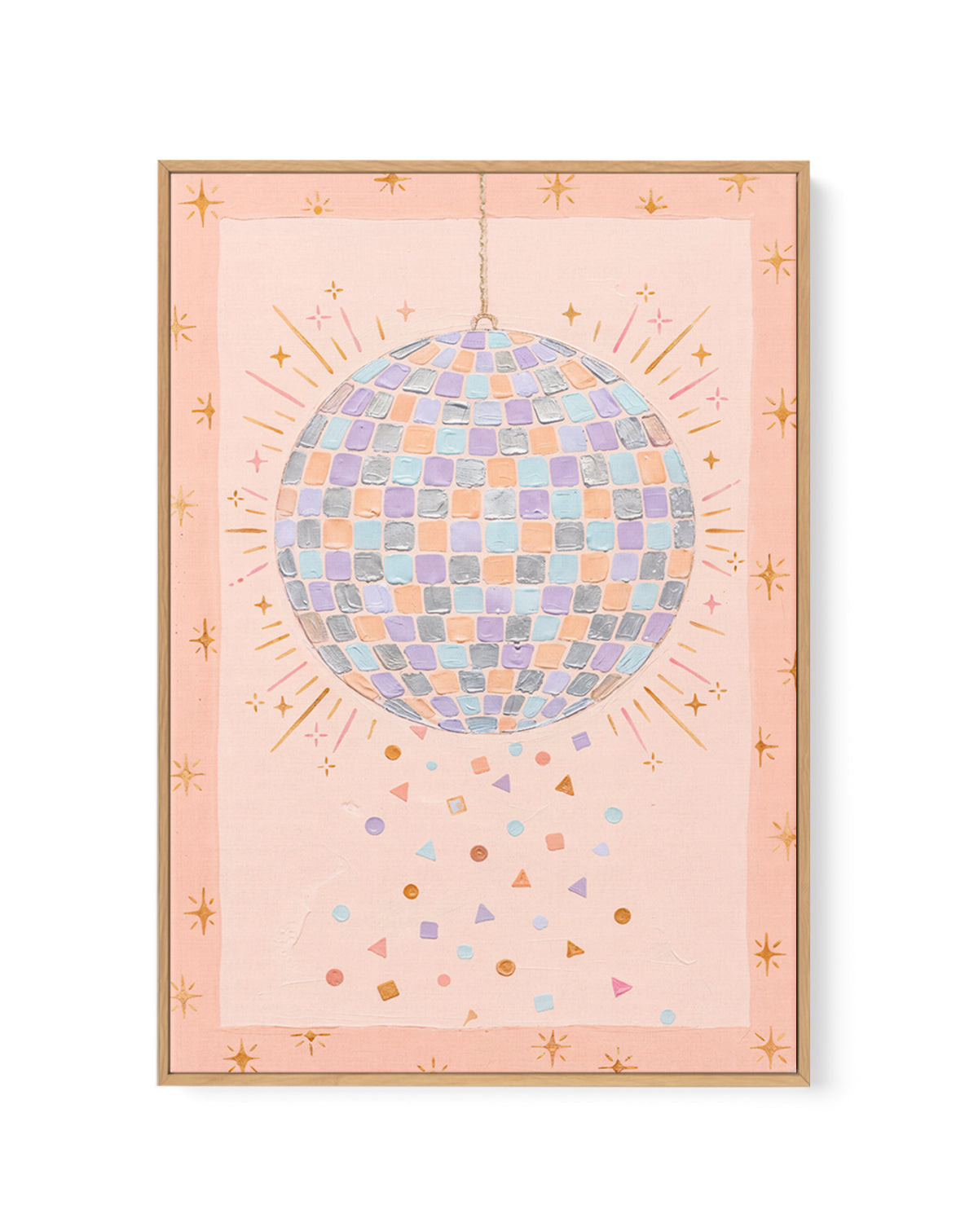 Disco Baby | Framed Canvas Art Print