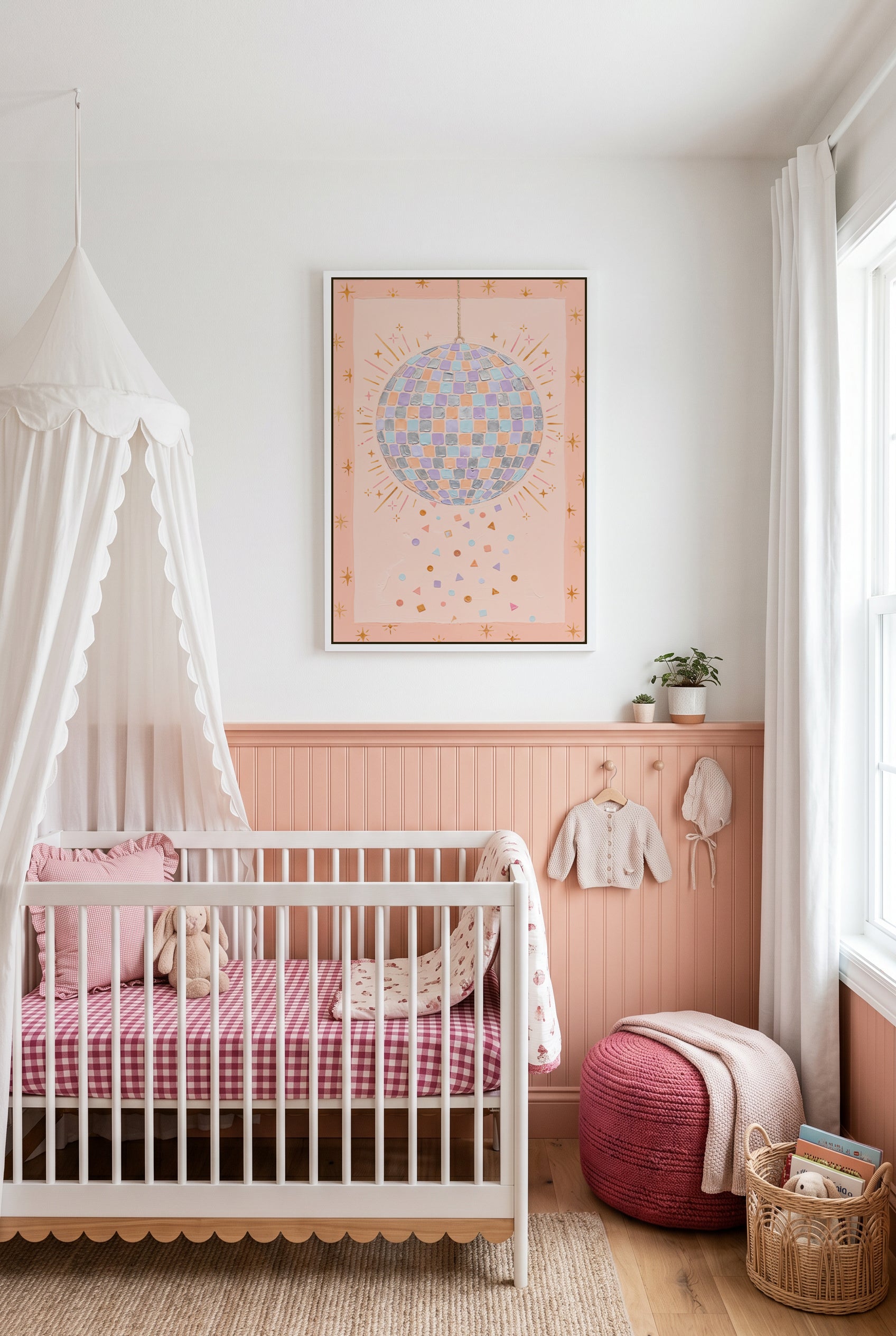 Disco Baby | Framed Canvas Art Print
