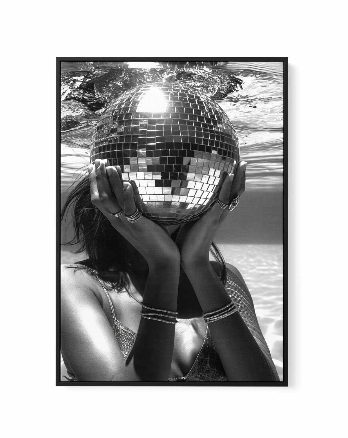 Disco No I | Framed Canvas Art Print