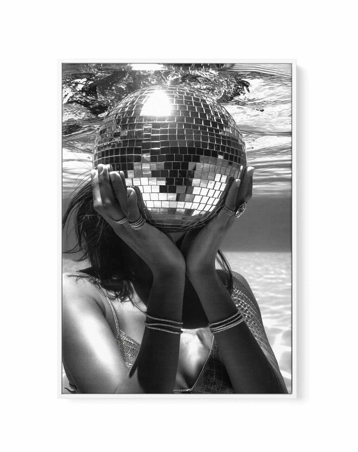 Disco No I | Framed Canvas Art Print