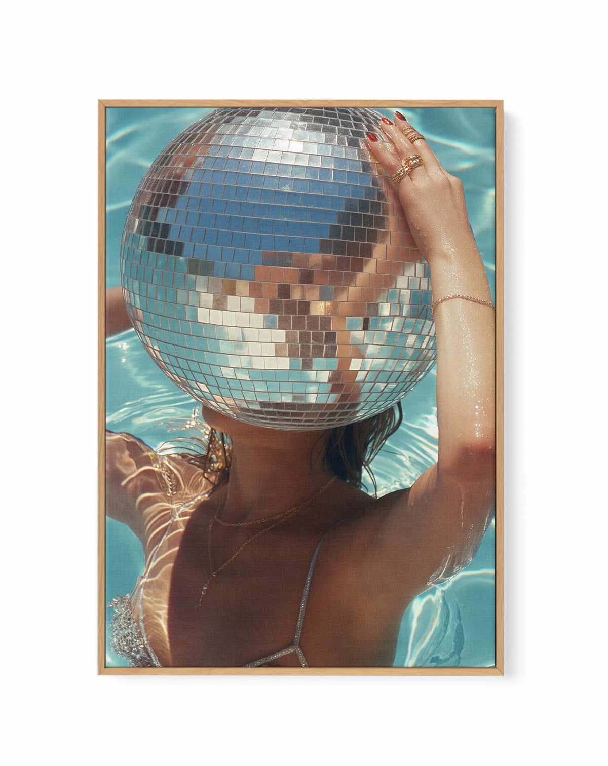 Disco No II | Framed Canvas Art Print