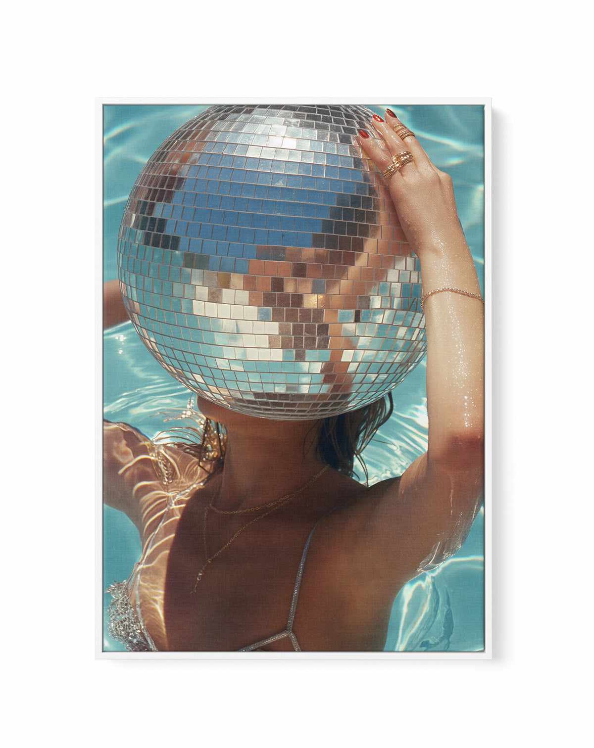 Disco No II | Framed Canvas Art Print