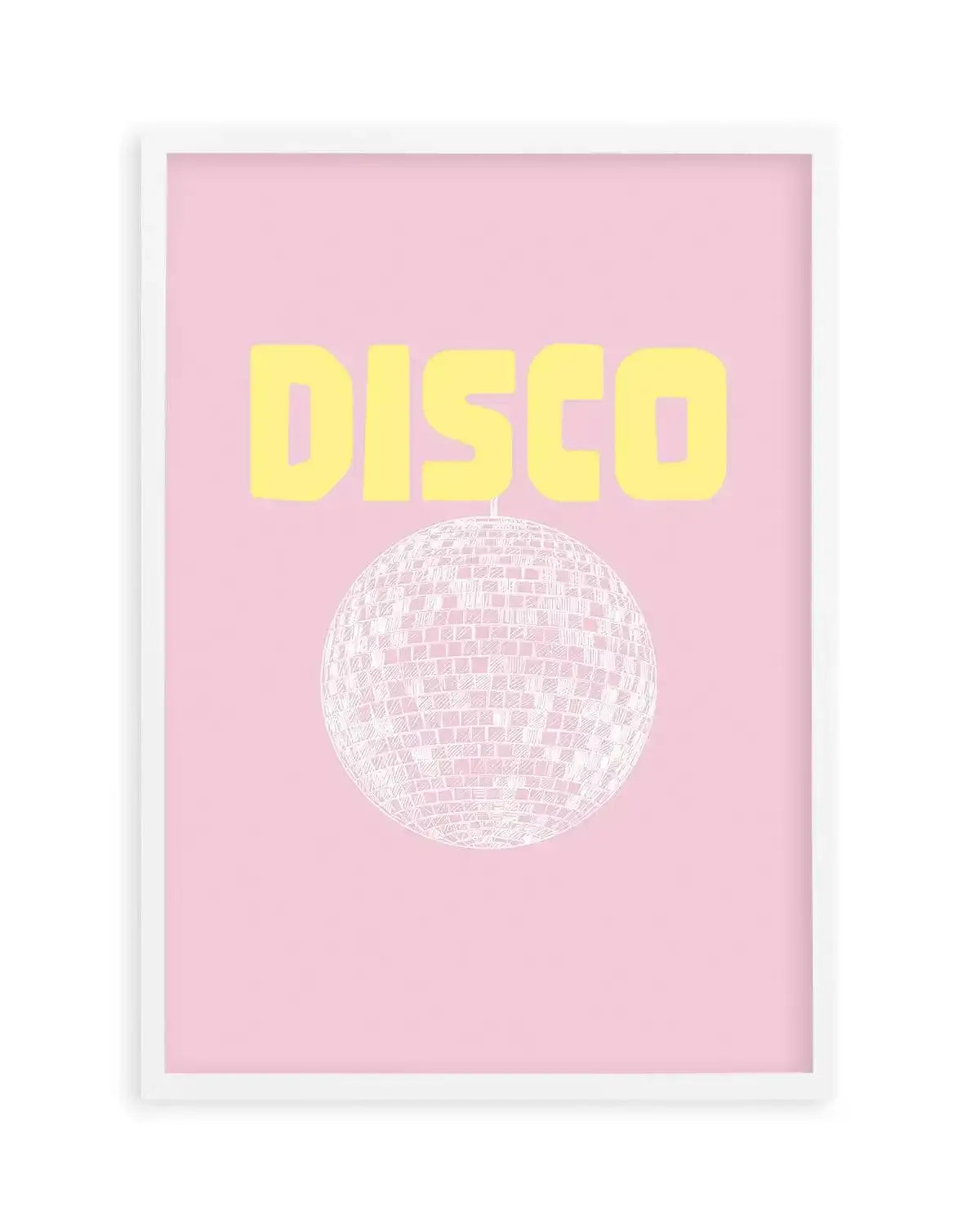 Disco Art Print-PRINT-Olive et Oriel-Olive et Oriel-A5 | 5.8" x 8.3" | 14.8 x 21cm-White-With White Border-Buy-Australian-Art-Prints-Online-with-Olive-et-Oriel-Your-Artwork-Specialists-Austrailia-Decorate-With-Coastal-Photo-Wall-Art-Prints-From-Our-Beach-House-Artwork-Collection-Fine-Poster-and-Framed-Artwork