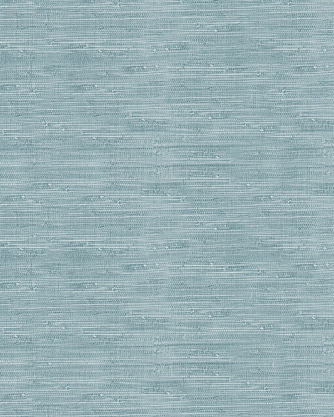 Faux Grasscloth in Light Blue Commercial Vinyl Wallpaper