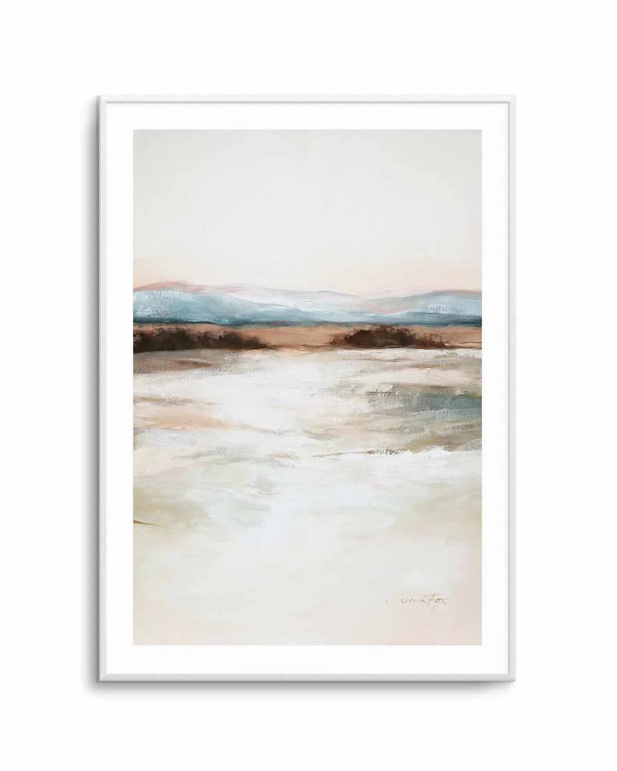 Distant Blues by Rebecca Fox Art Print from Olive et Oriel where you can shop wallpaper and artworks online