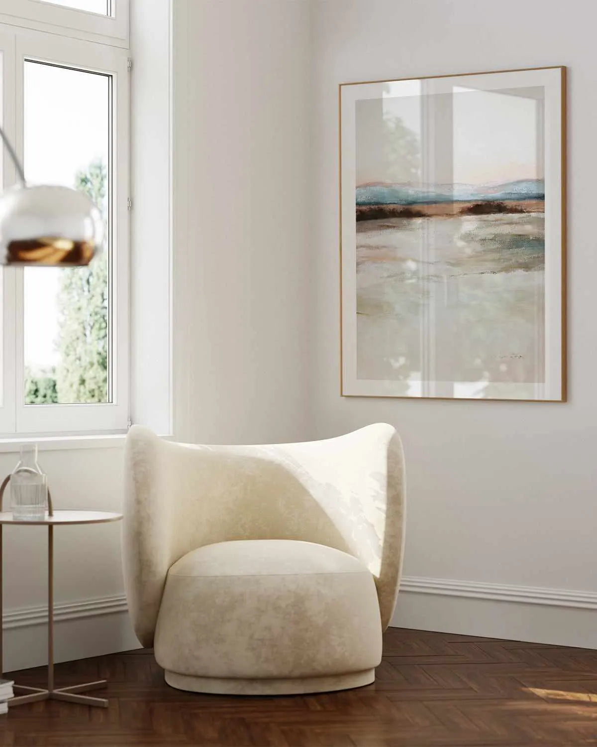 Distant Blues by Rebecca Fox Art Print from Olive et Oriel where you can shop wallpaper and artworks online