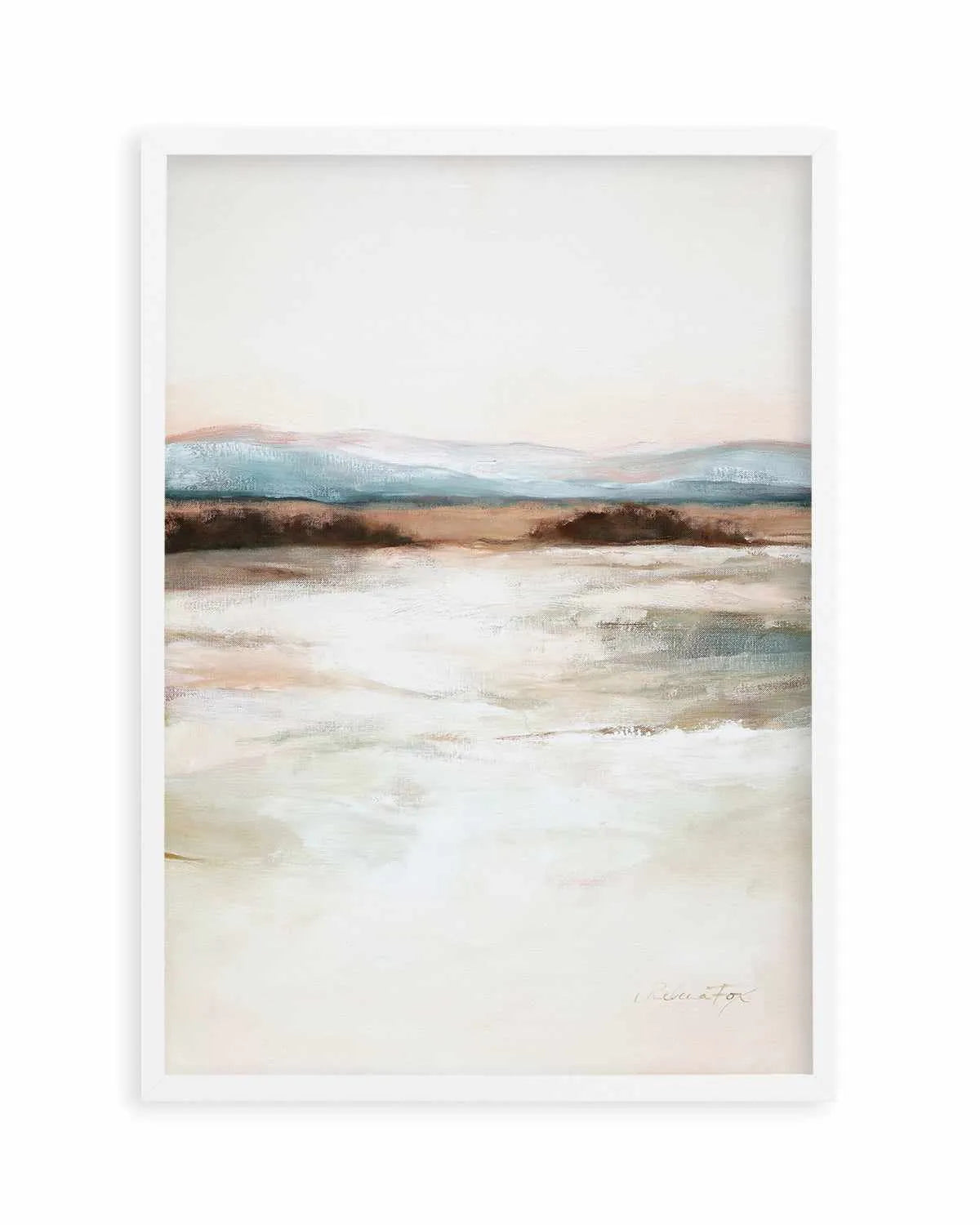 Distant Blues by Rebecca Fox Art Print from Olive et Oriel where you can shop wallpaper and artworks online