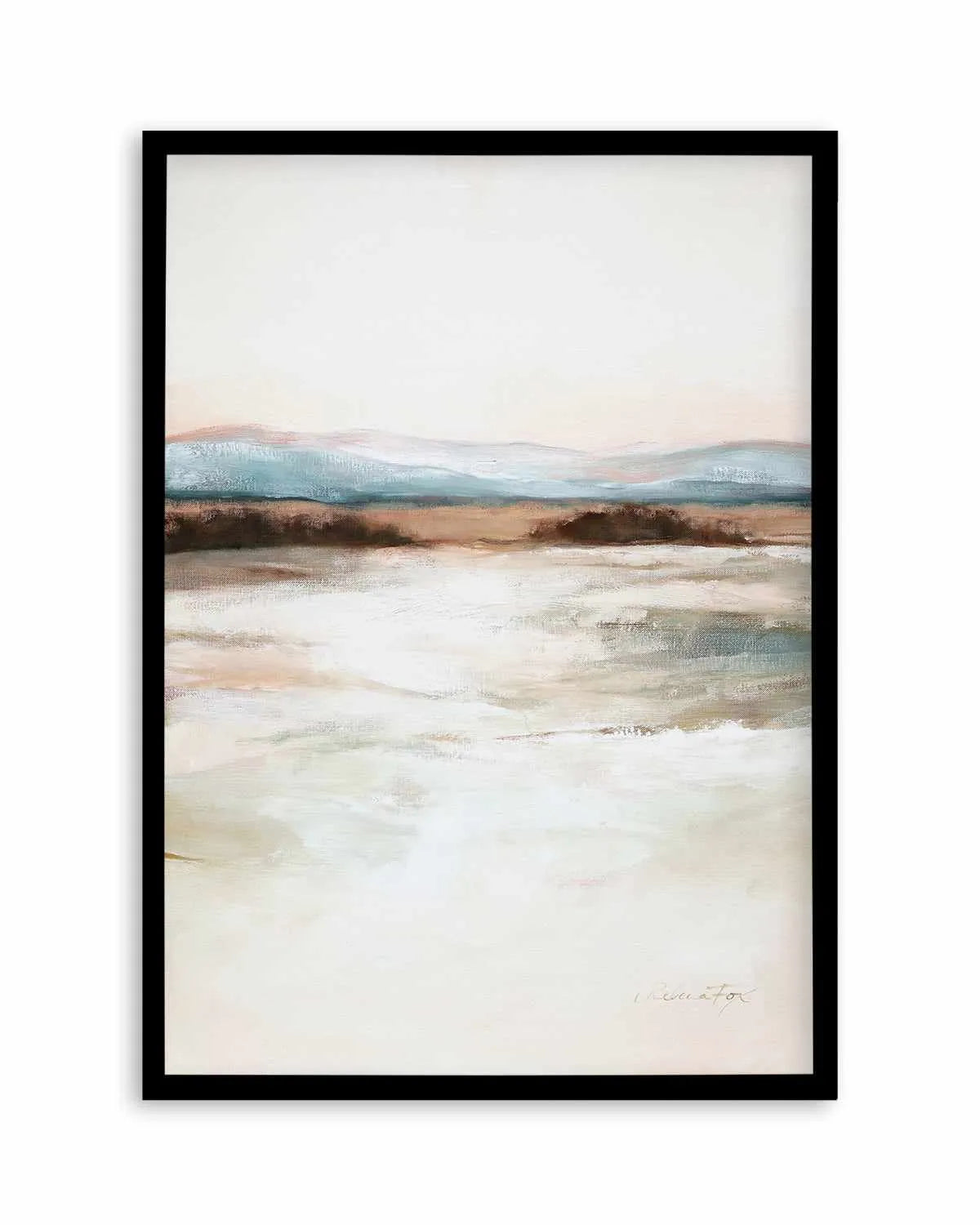 Distant Blues by Rebecca Fox Art Print from Olive et Oriel where you can shop wallpaper and artworks online