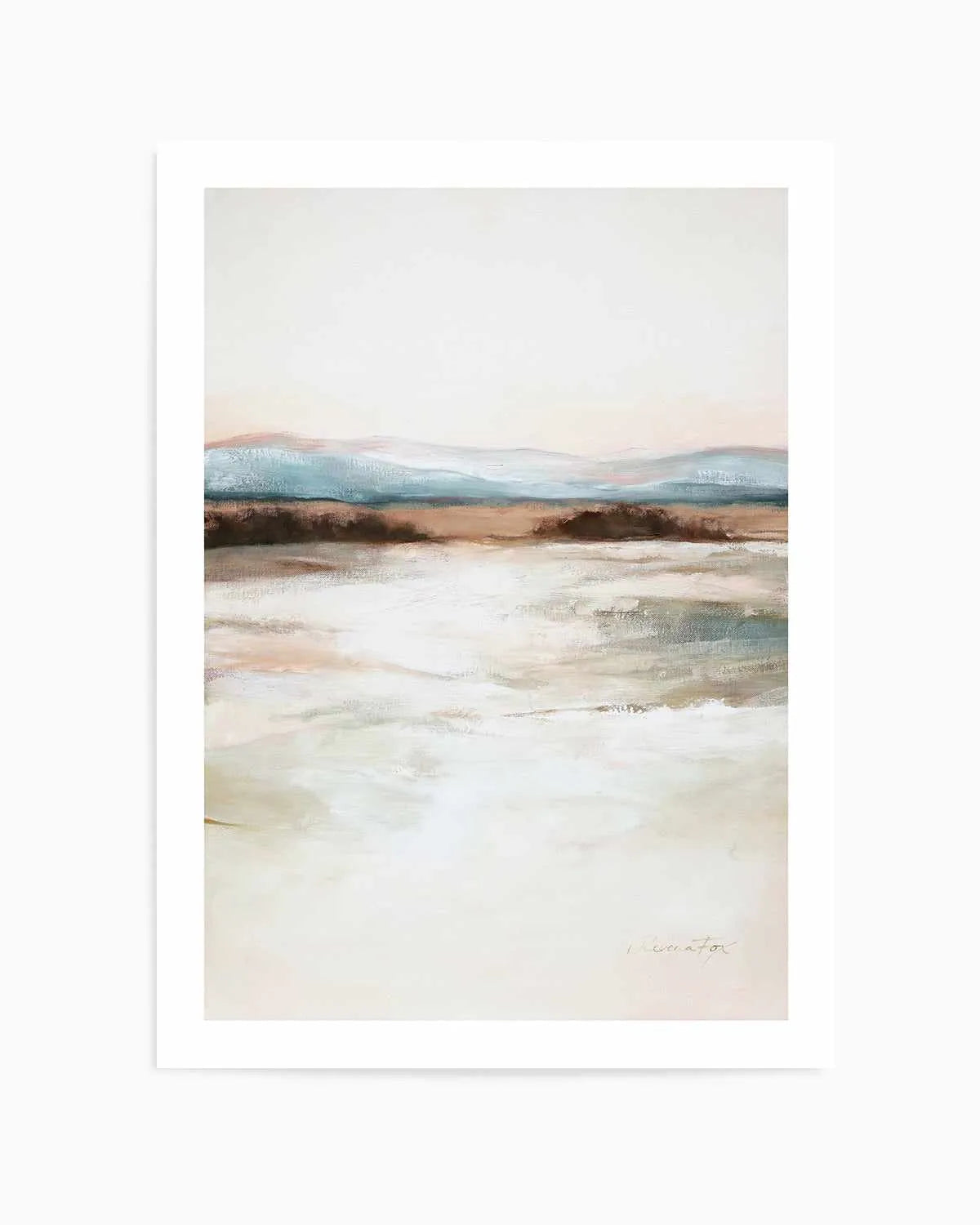 Distant Blues by Rebecca Fox Art Print from Olive et Oriel where you can shop wallpaper and artworks online