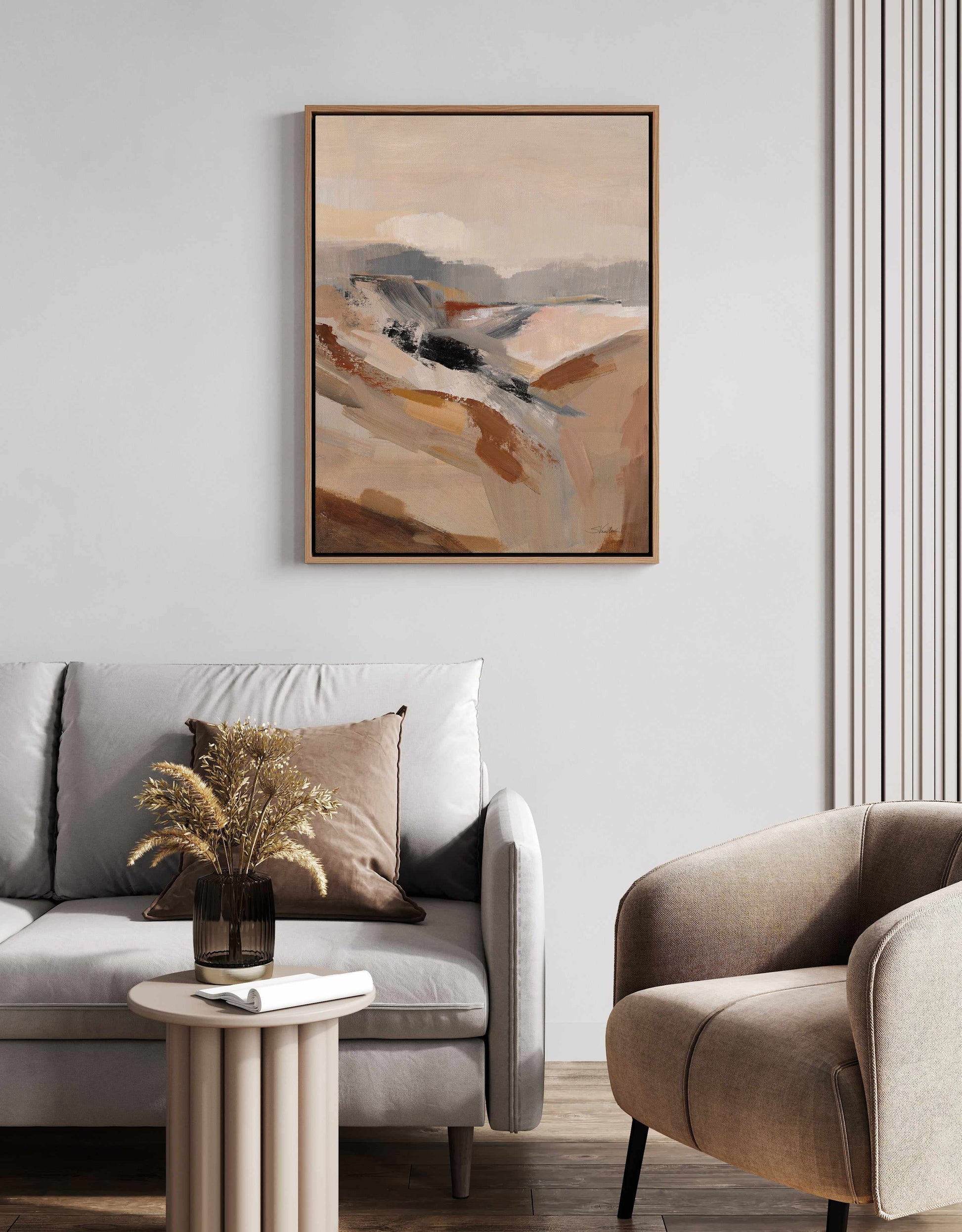 Distant Forest I | Framed Canvas Art Print from Olive et Oriel where you can shop wallpaper and artworks online