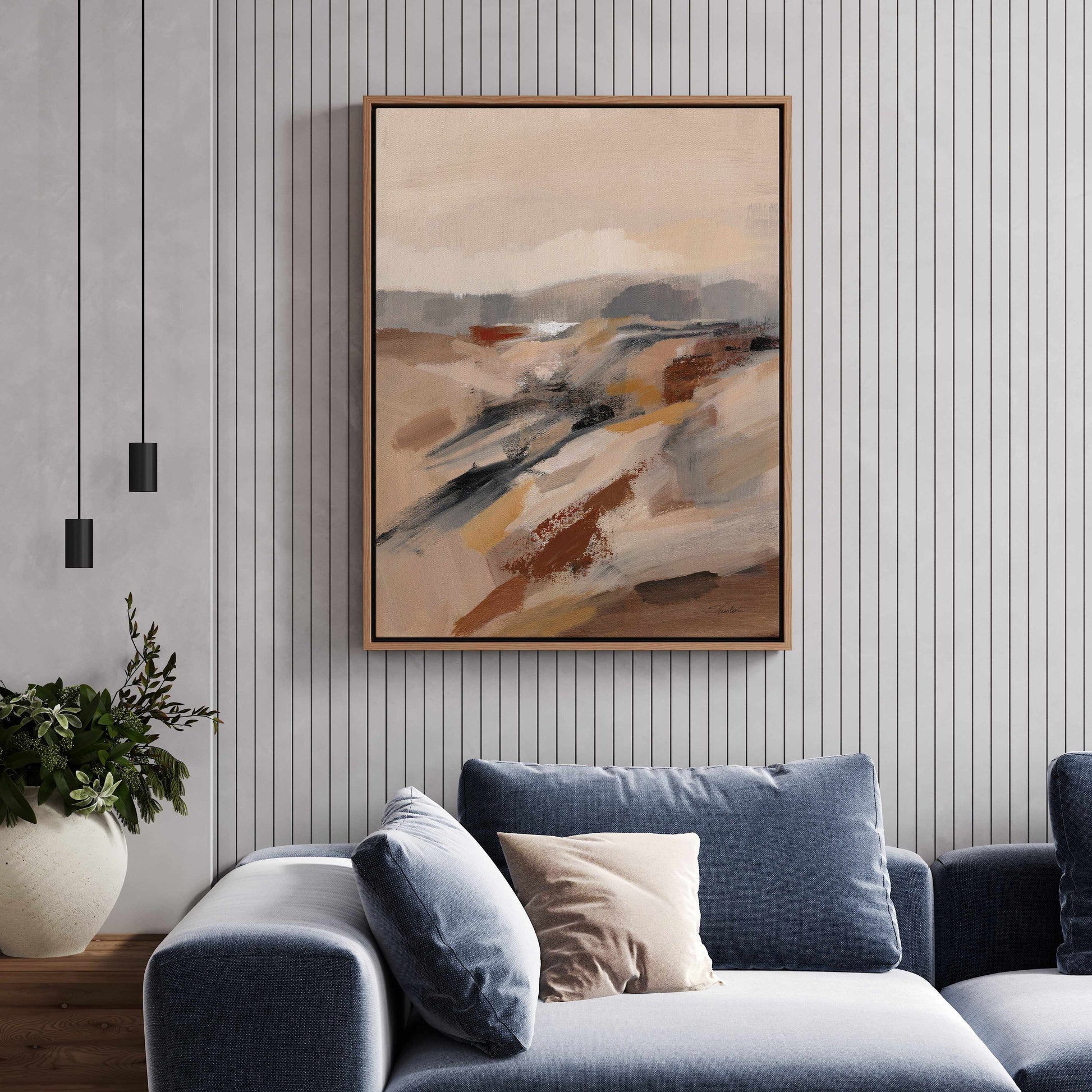 Distant Forest II | Framed Canvas Art Print from Olive et Oriel where you can shop wallpaper and artworks online