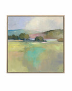 Distant Lake | Framed Canvas Art Print