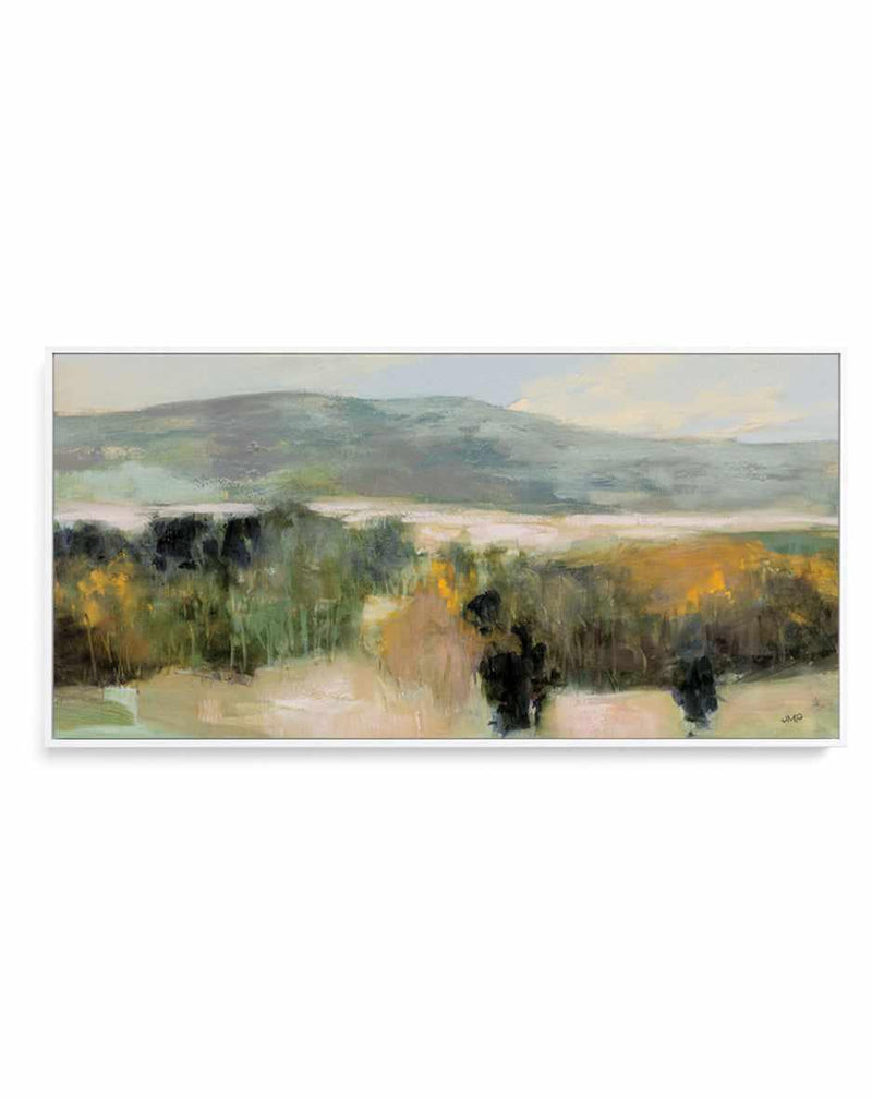 Distant Mountain | Panoramic Canvas Art Print from Olive et Oriel where you can shop wallpaper and artworks online