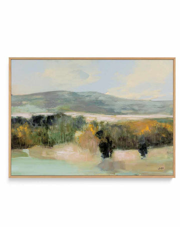 Distant Mountain | Framed Canvas Art Print from Olive et Oriel where you can shop wallpaper and artworks online