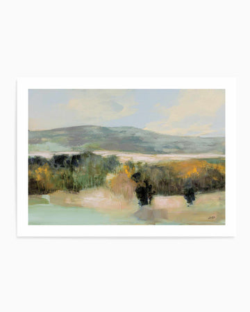 Distant Mountain | Art Print from Olive et Oriel where you can shop wallpaper and artworks online