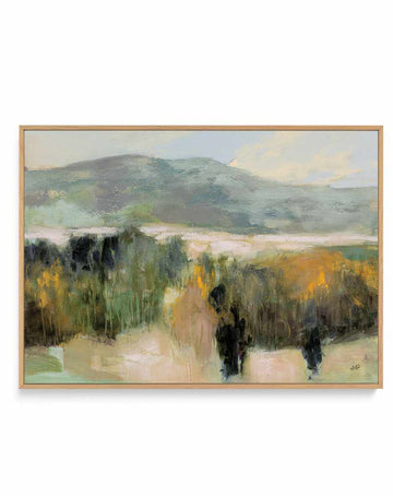 Distant Mountain Crop | Framed Canvas Art Print from Olive et Oriel where you can shop wallpaper and artworks online