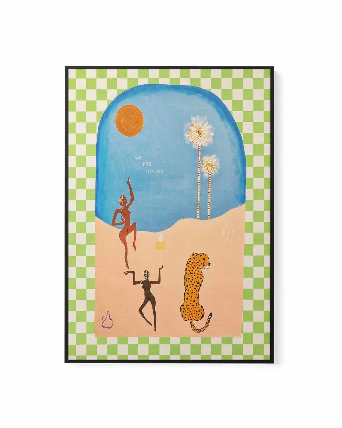 Divine by Britney Turner | Framed Canvas Art Print from Olive et Oriel where you can shop wallpaper and artworks online