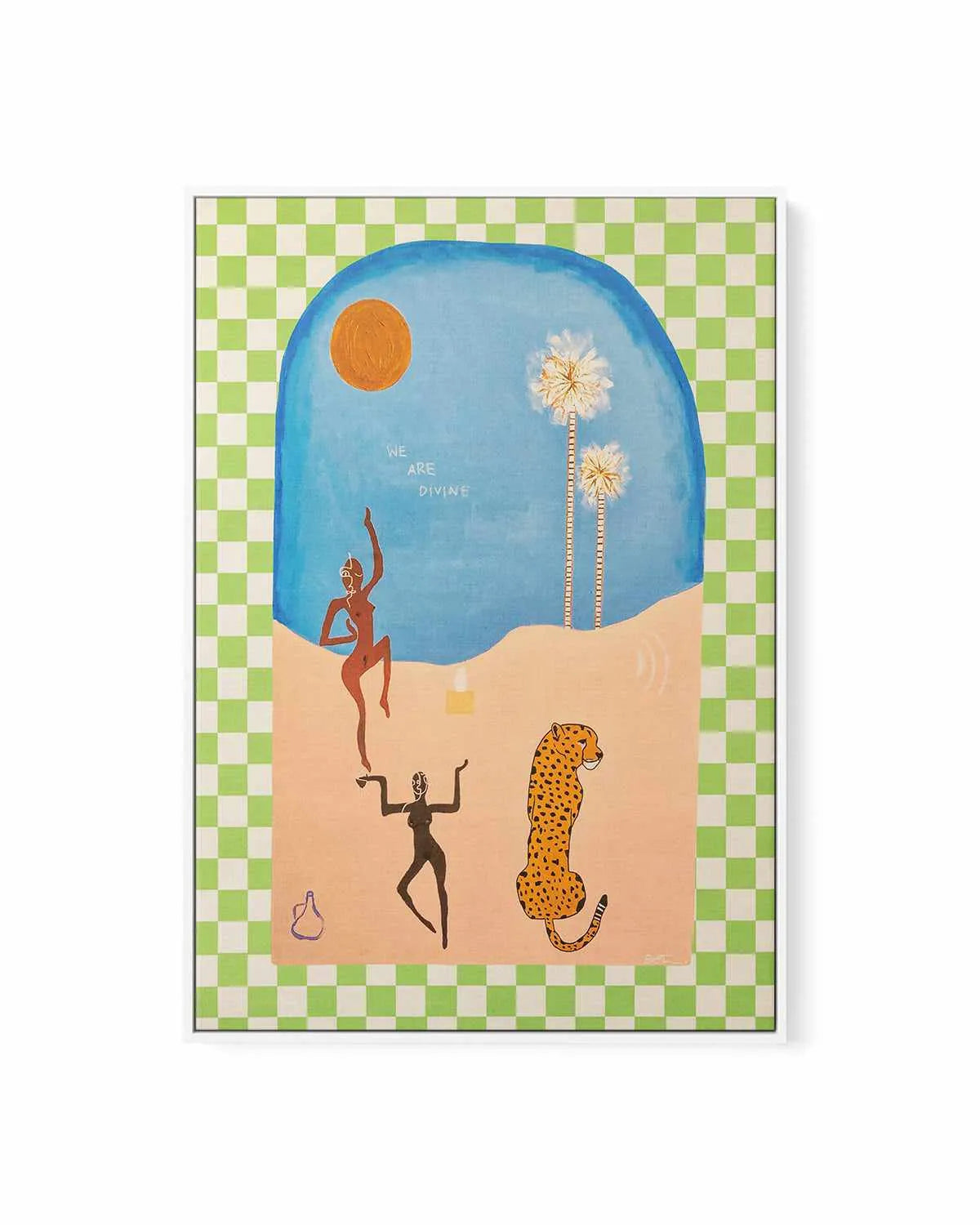 Divine by Britney Turner | Framed Canvas Art Print from Olive et Oriel where you can shop wallpaper and artworks online