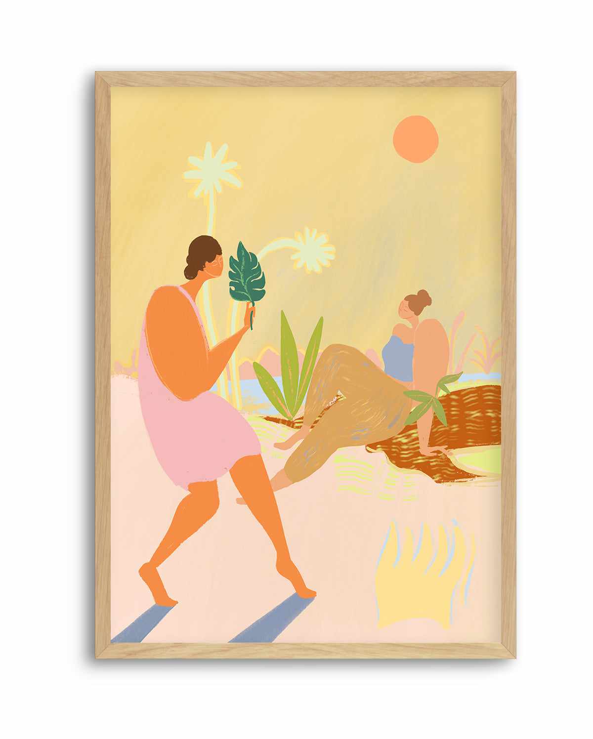 Do Nothing by Arty Guava | Art Print from Olive et Oriel where you can shop wallpaper and artworks online