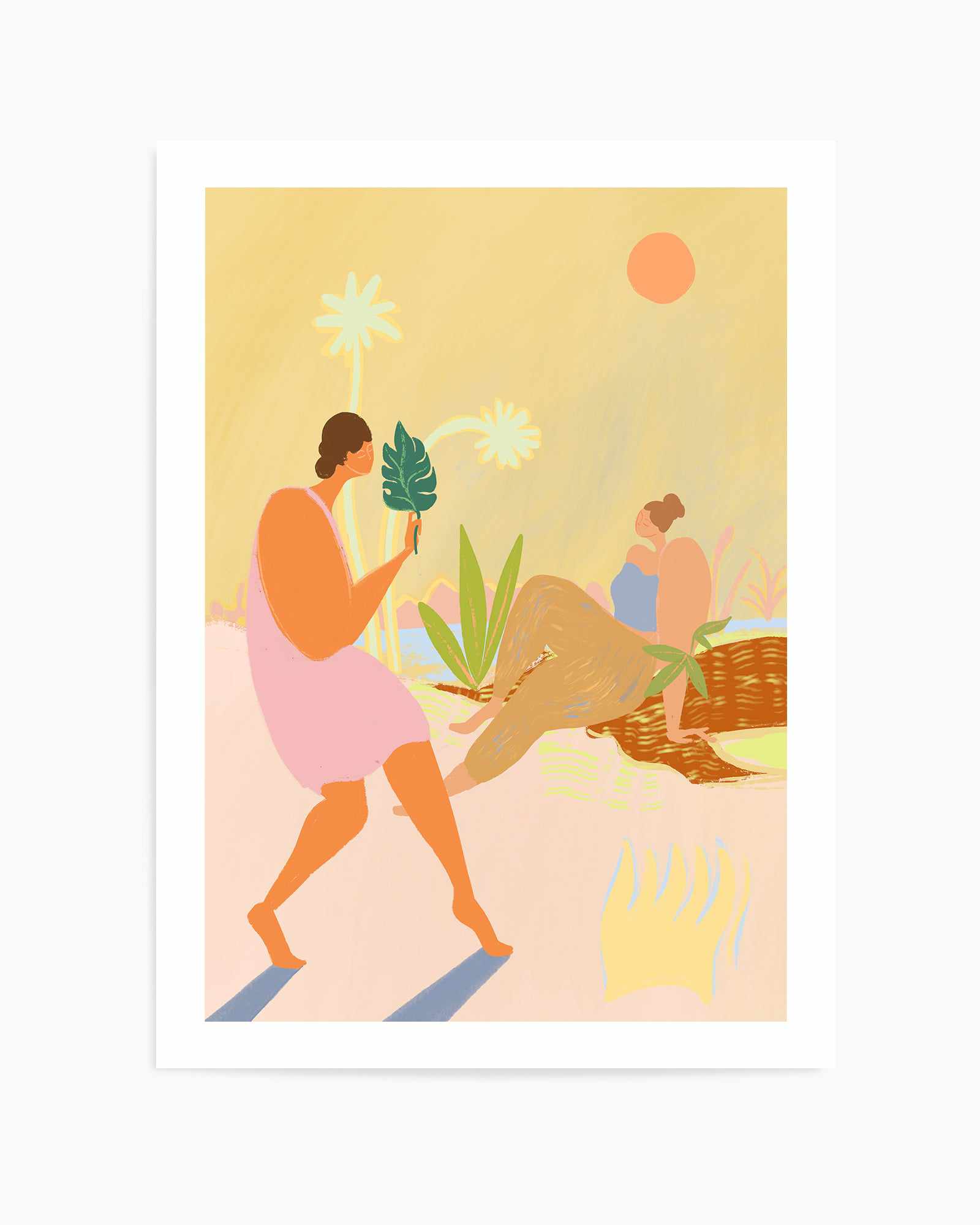 Do Nothing by Arty Guava | Art Print from Olive et Oriel where you can shop wallpaper and artworks online