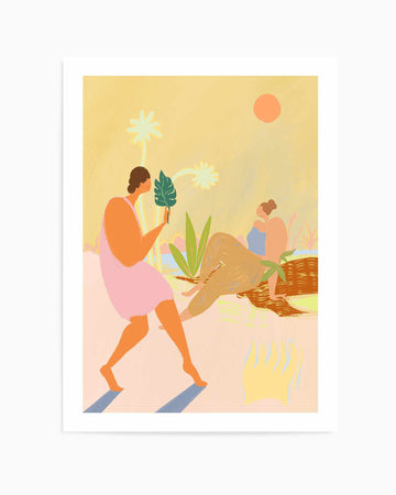 Do Nothing by Arty Guava | Art Print from Olive et Oriel where you can shop wallpaper and artworks online