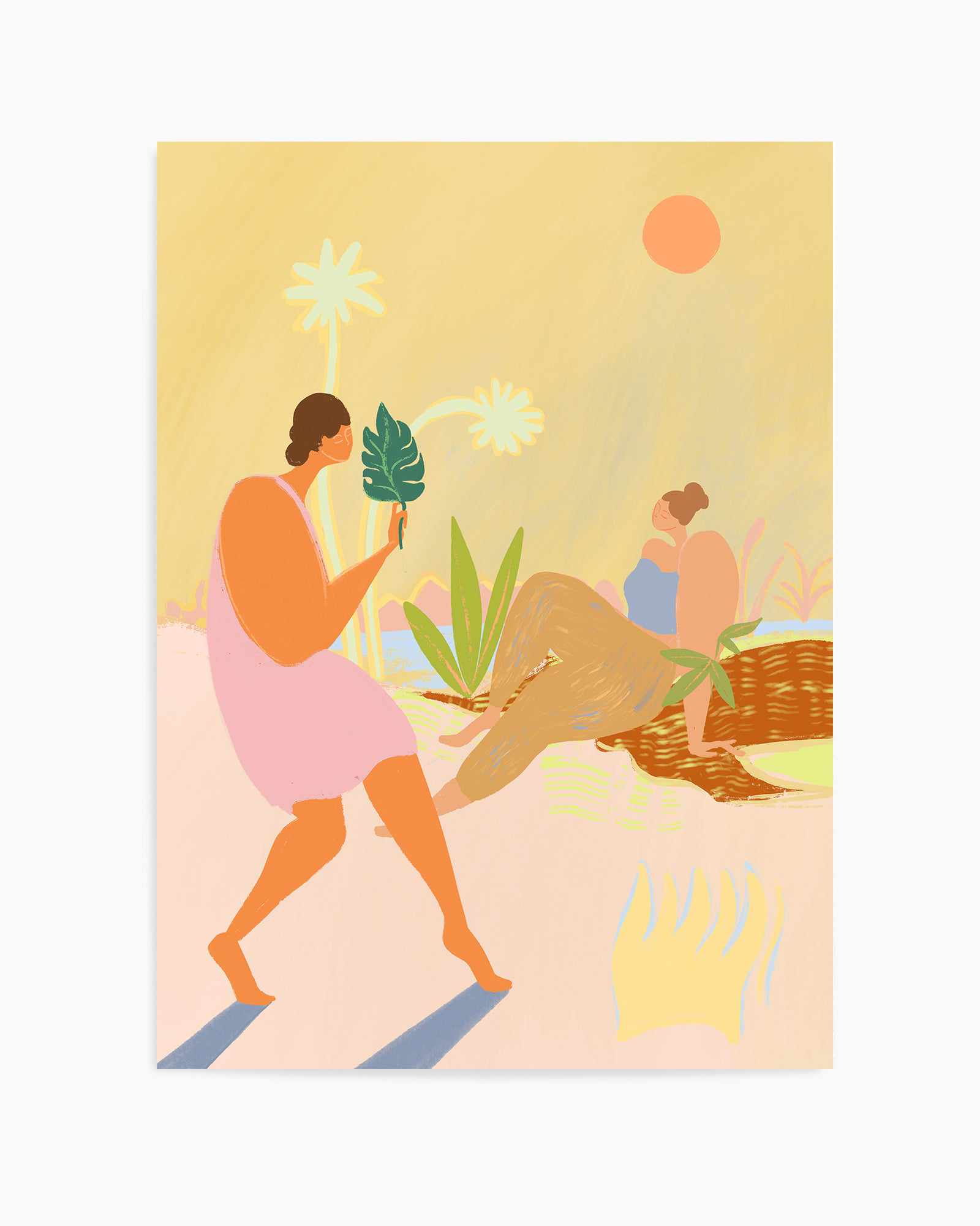 Do Nothing by Arty Guava | Art Print from Olive et Oriel where you can shop wallpaper and artworks online