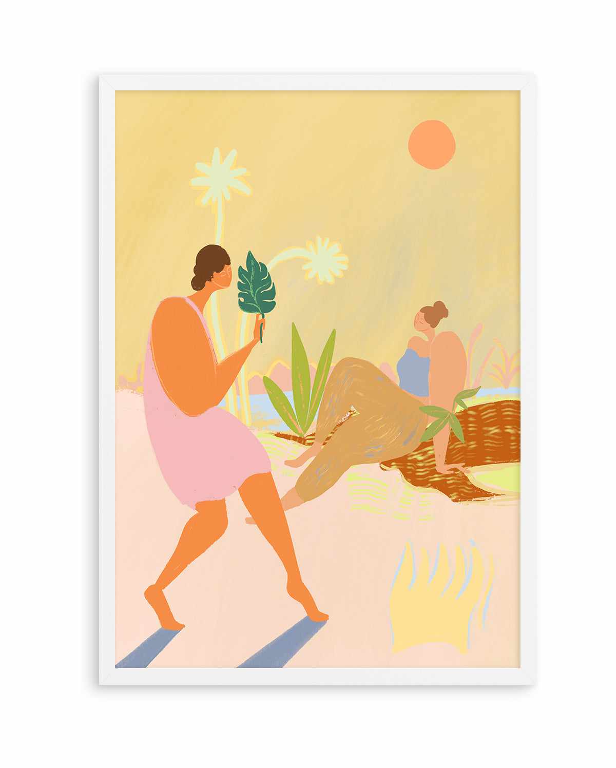 Do Nothing by Arty Guava | Art Print from Olive et Oriel where you can shop wallpaper and artworks online