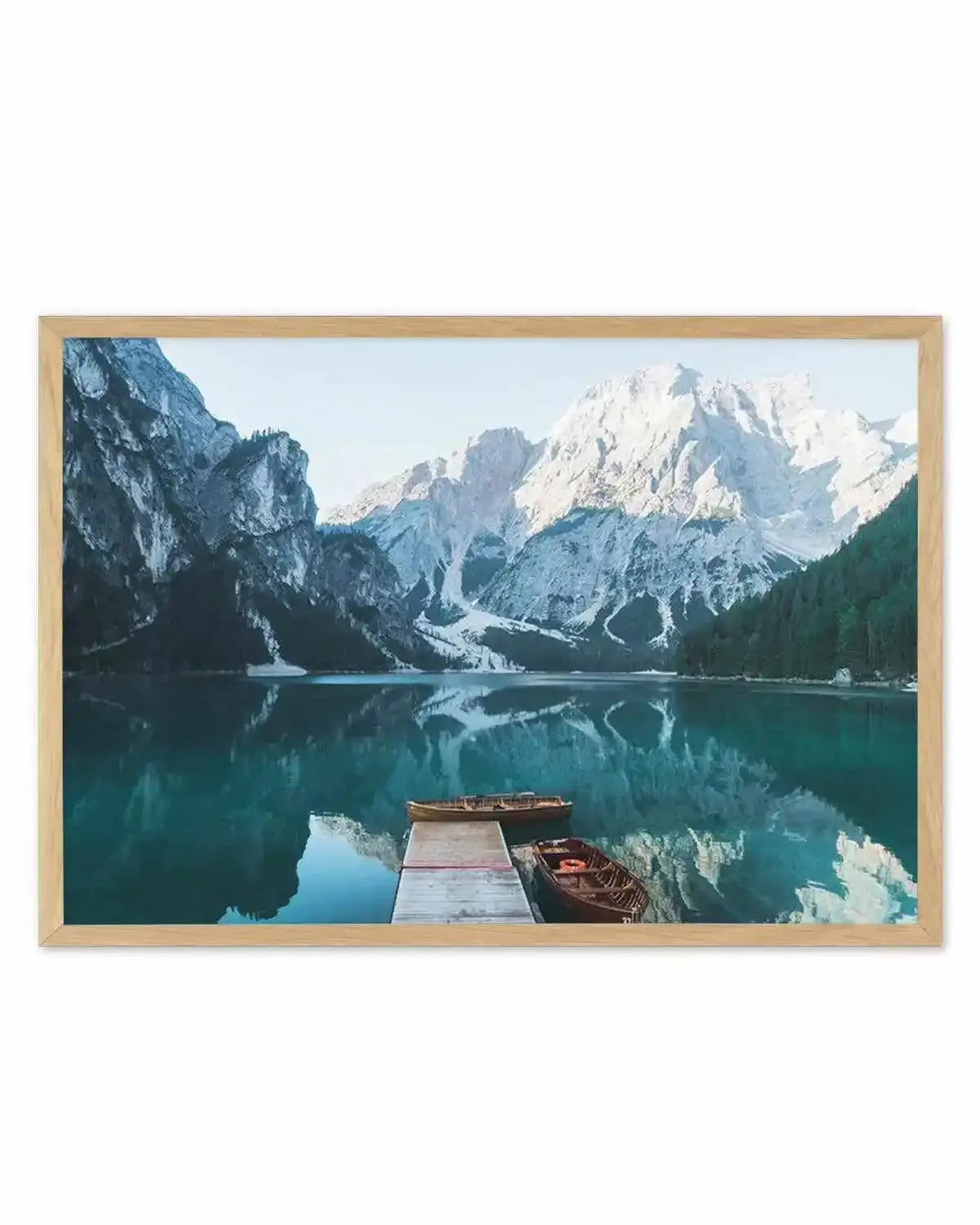 Dolomites Mountain Lake | LS Art Print from Olive et Oriel where you can shop wallpaper and artworks online