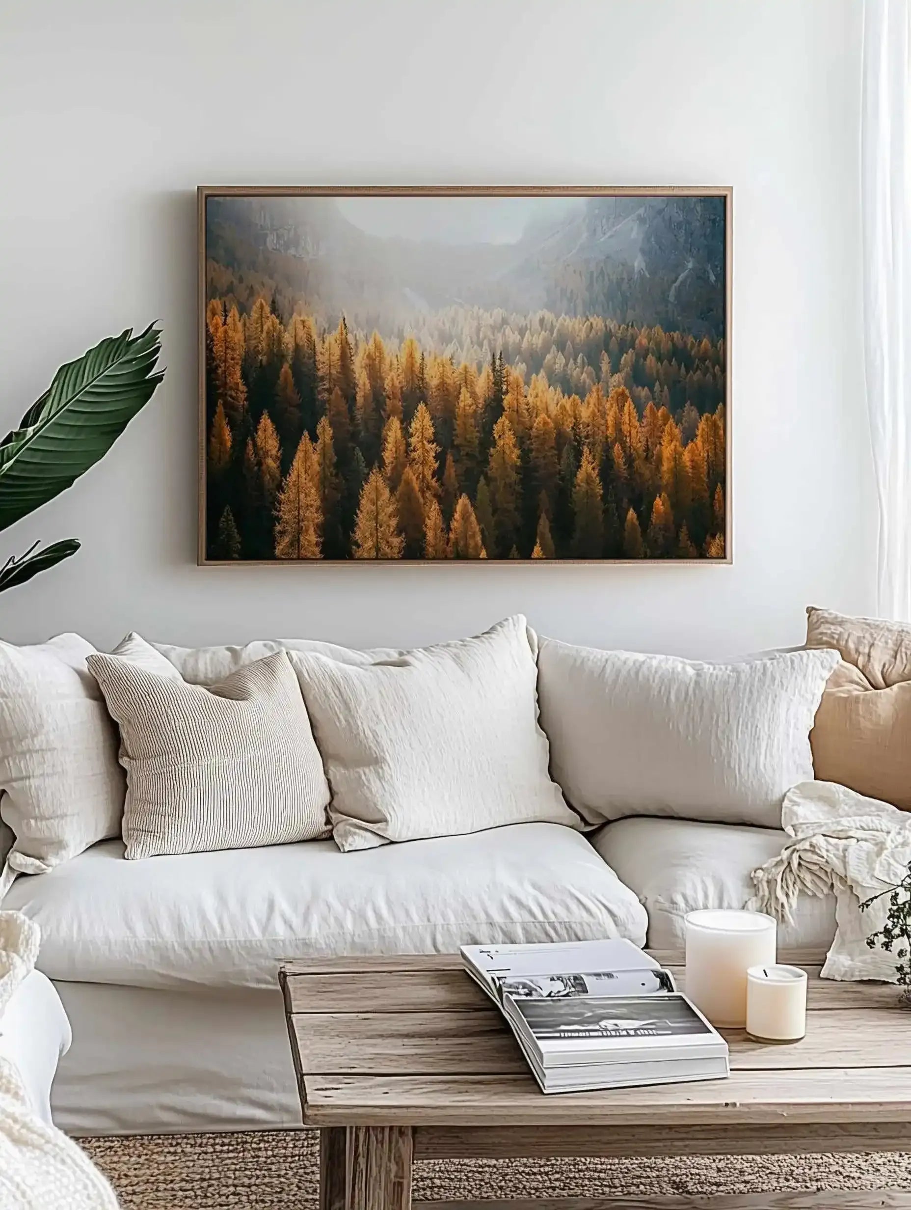 Dolomites Mountains II, Italy | Framed Canvas Art Print from Olive et Oriel where you can shop wallpaper and artworks online