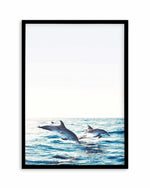 SHOP Dolphins | Coastal Style Photography Framed Art Print – Olive et Oriel