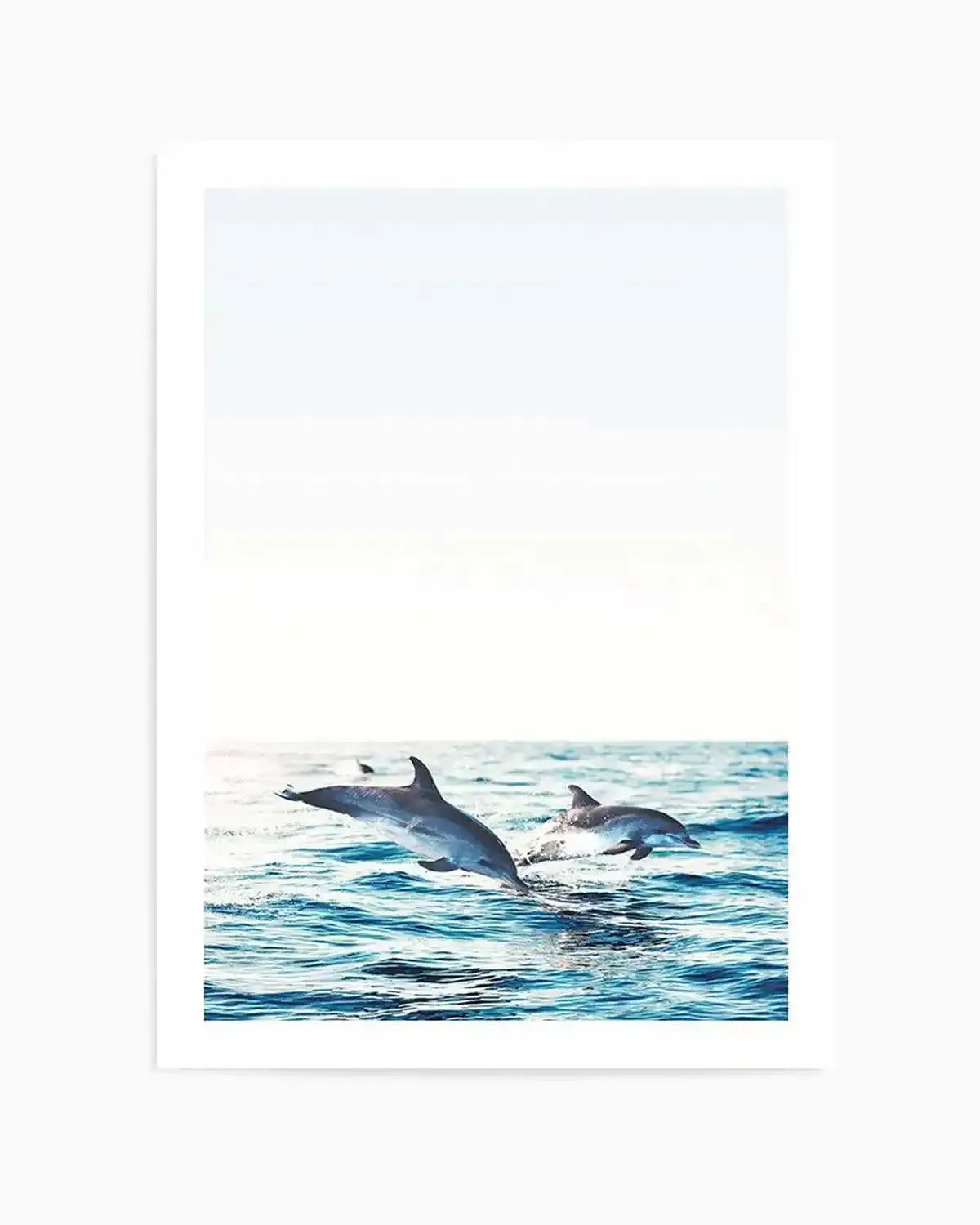 Dolphins | PT Art Print from Olive et Oriel where you can shop wallpaper and artworks online