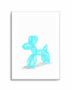 Don't Pop The Aqua Dog | Art Print