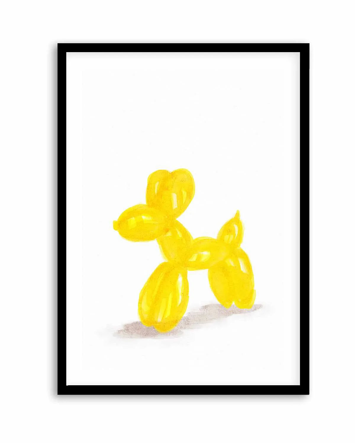 Don't Pop The Yellow Dog | Art Print from Olive et Oriel where you can shop wallpaper and artworks online