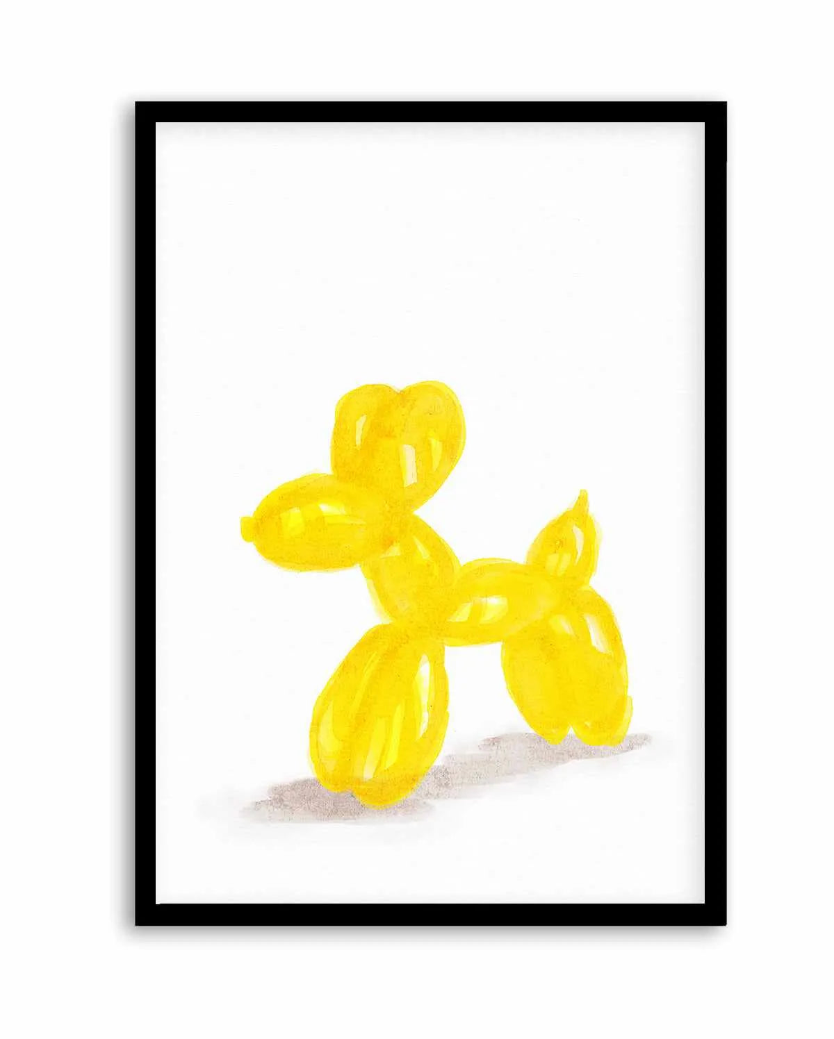 Don't Pop The Yellow Dog | Art Print from Olive et Oriel where you can shop wallpaper and artworks online