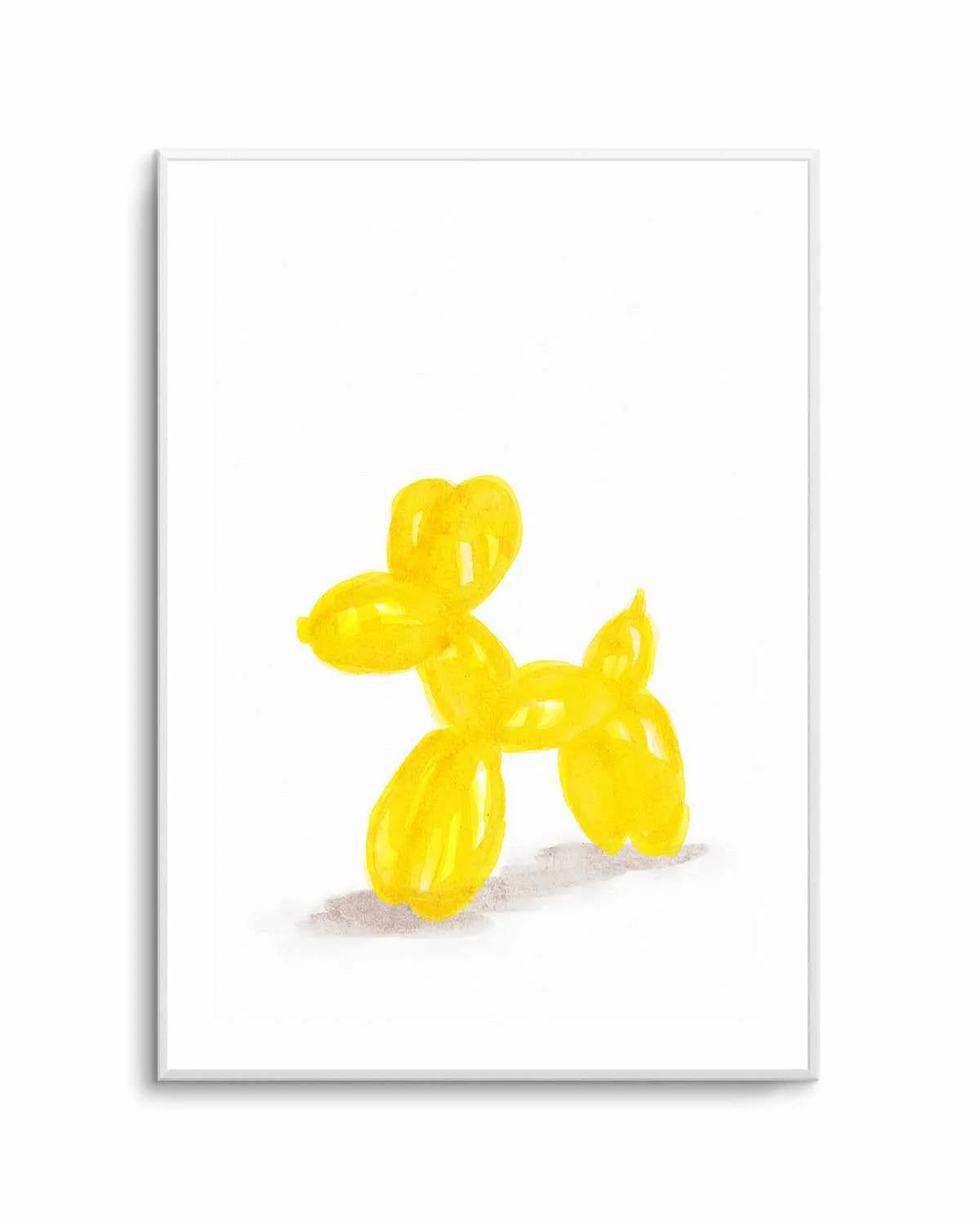 Don't Pop The Yellow Dog | Art Print from Olive et Oriel where you can shop wallpaper and artworks online