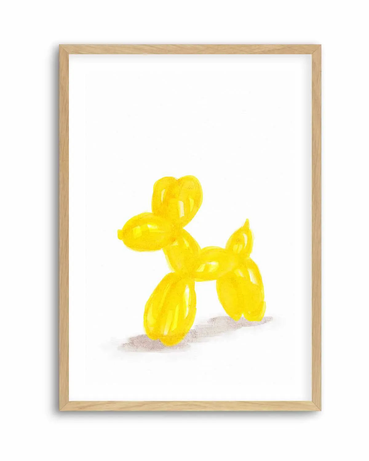 Don't Pop The Yellow Dog | Art Print from Olive et Oriel where you can shop wallpaper and artworks online