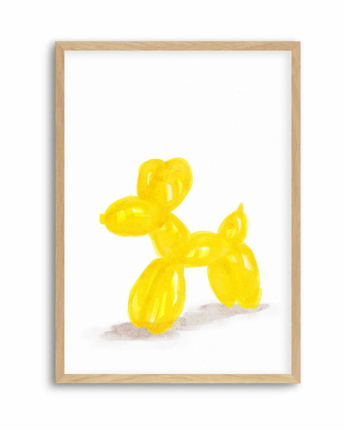 Don't Pop The Yellow Dog | Art Print from Olive et Oriel where you can shop wallpaper and artworks online