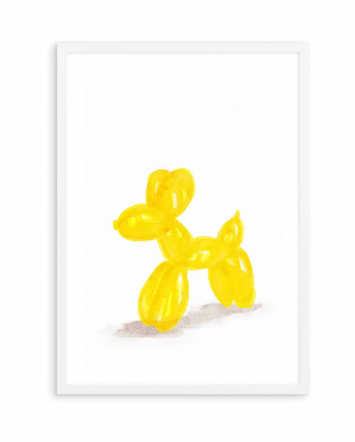 Don't Pop The Yellow Dog | Art Print from Olive et Oriel where you can shop wallpaper and artworks online