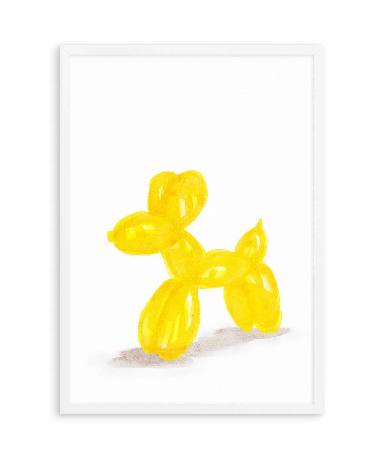 Don't Pop The Yellow Dog | Art Print from Olive et Oriel where you can shop wallpaper and artworks online