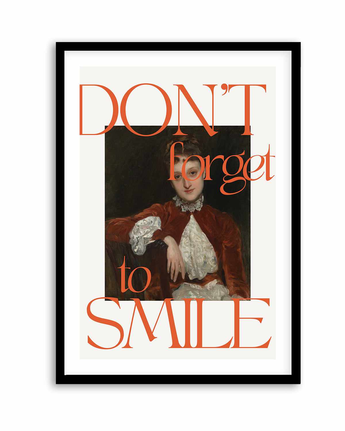 Dont forget to smile | Art Print from Olive et Oriel where you can shop wallpaper and artworks online