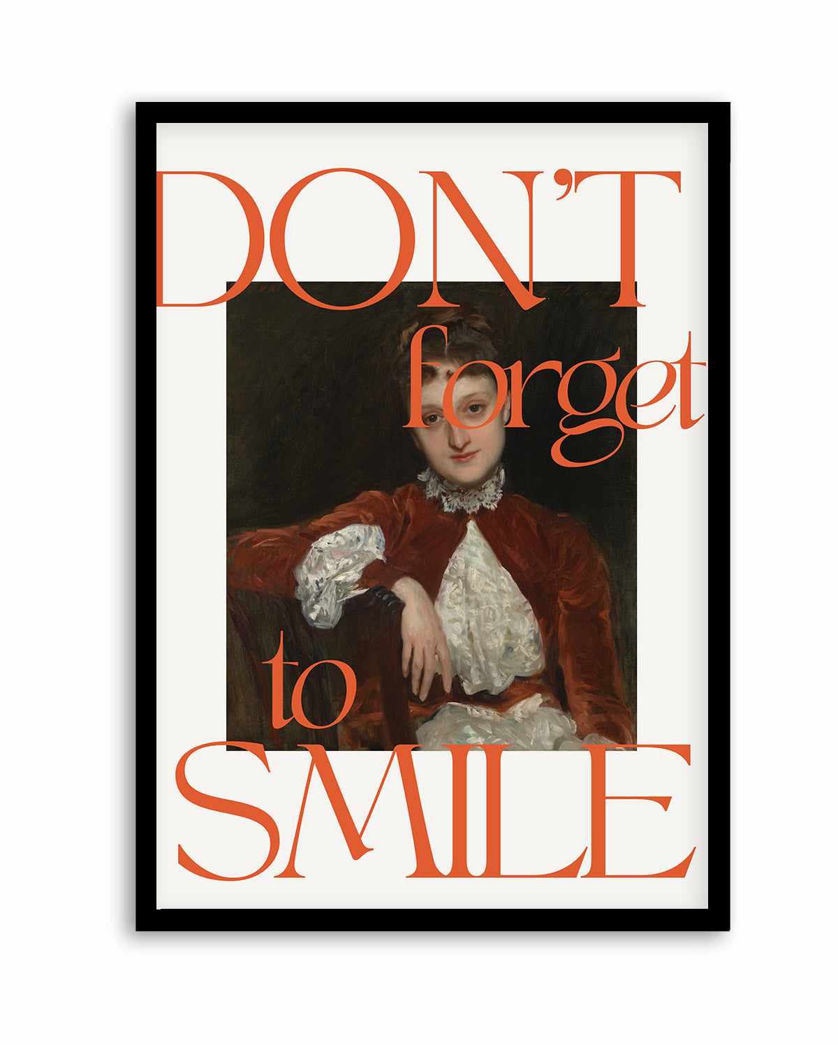 Dont forget to smile | Art Print from Olive et Oriel where you can shop wallpaper and artworks online
